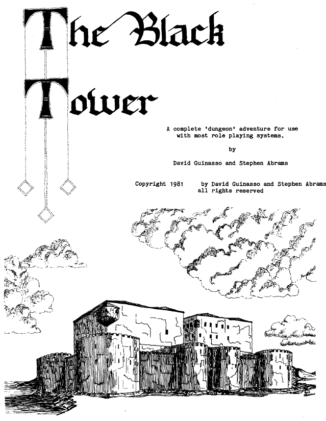 Black Tower Cover